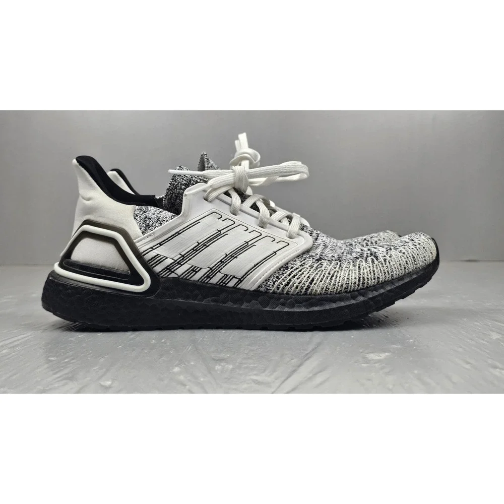 adidas Men's Oreo Black and White Athletic Running Shoes